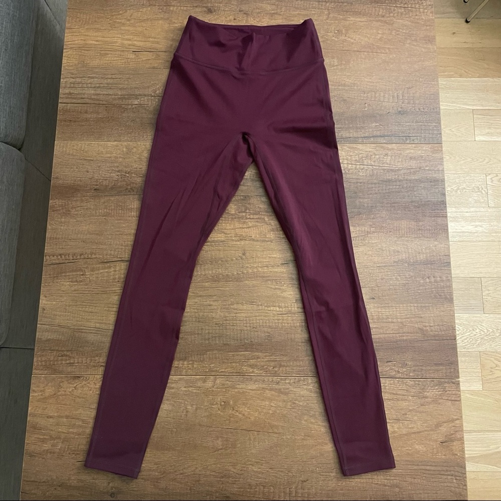 Fabletics Anywhere High-Waisted Legging in Burgundy size S, excellent condition